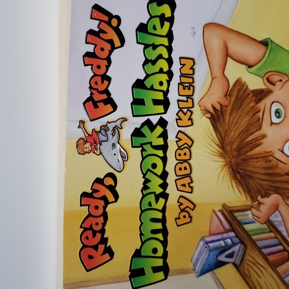 Ready Freddy 4 Books Scholastic Show & Tell, Homework Hassles Kids Reading - Picture 4 of 12